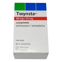 Фото Твинста 10 мг + 80 мг Франция таблетки №90 (90 таблеток!)