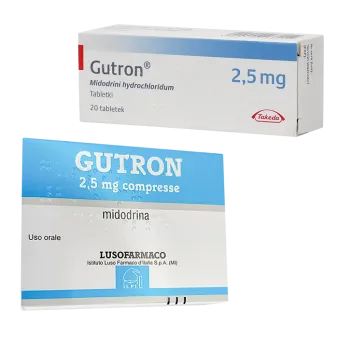 Гутрон (Мидодрин) таблетки 2,5мг №20