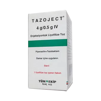 Тазоджект - Тазоцин 4,5г (Пиперациллин   Тазобактам)  лиоф. фл. №1