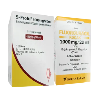 Фторурацил (5-Фторурацил) концентрат для инъекц. раствора 1г : 50мг/мл флакон 20мл №1