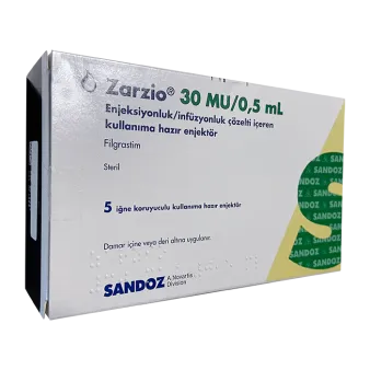 Зарсио 30 млн (Нейпоген аналог) 0,5мл №5!!! (5 шпр)