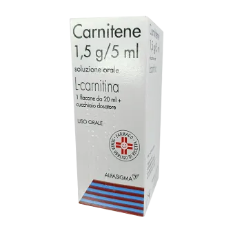 Карнитен (Италия) раствор для приема внутрь 30% (1,5г/5мл) 6г 20мл